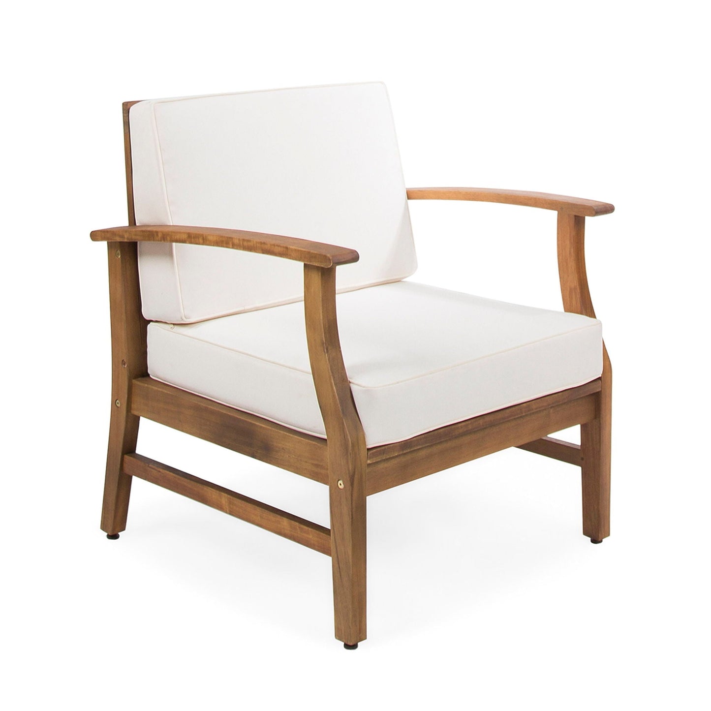Perla Contemporary Club Chair with Water Resistant Cushion