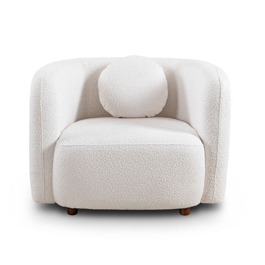 Japandi Style Accent Square Chair