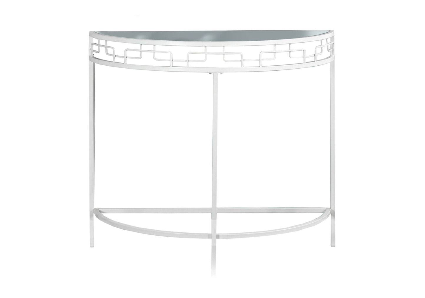 Accent Console Table for Entryway, Contemporary and Modern - White