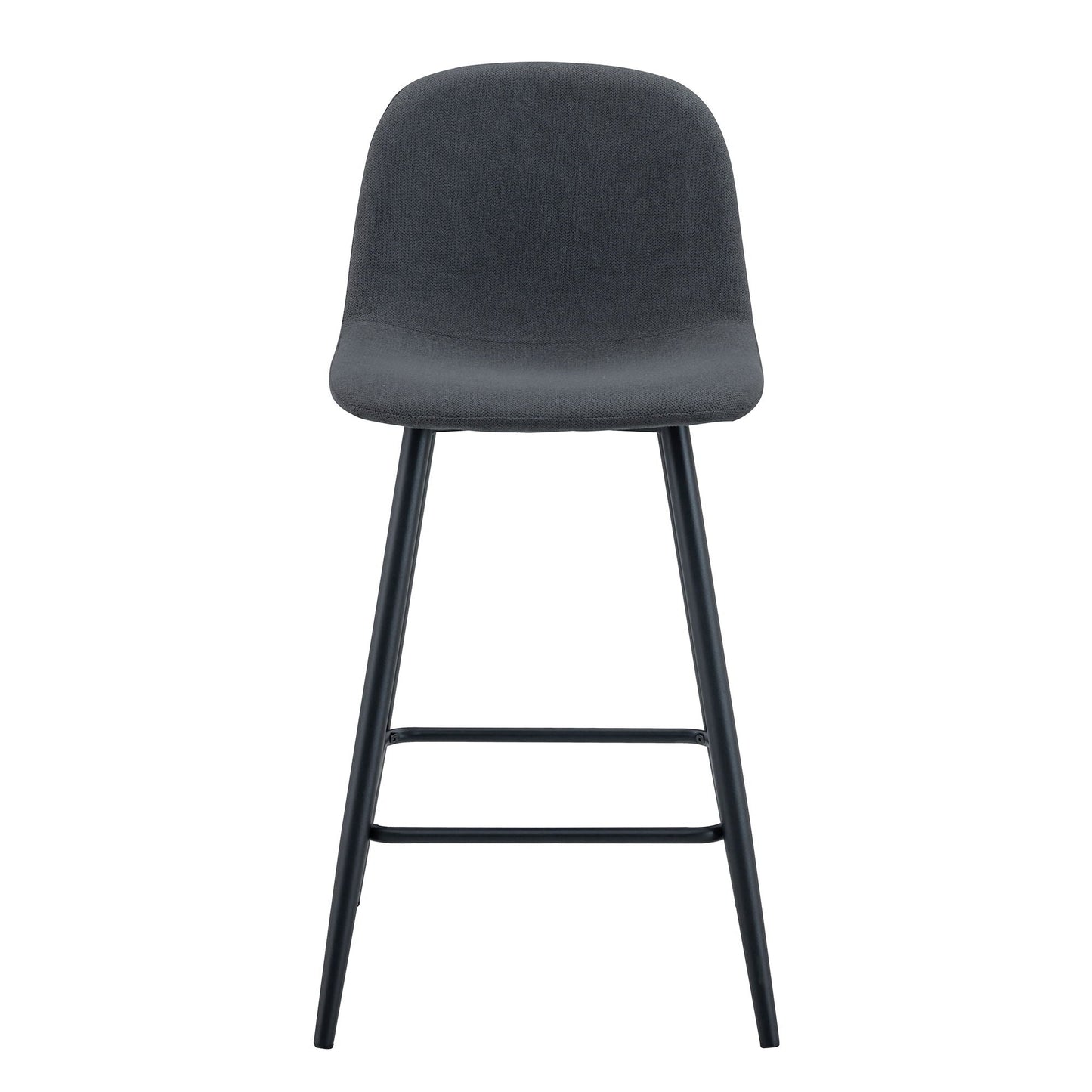 Modern Bar Chair Rounded Backrest (Set of 2)