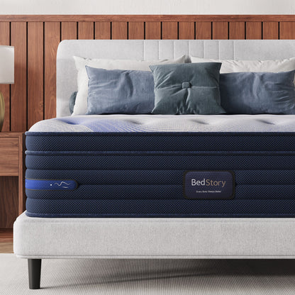 Bedstory Spine Align Pro 13" Twin Firm Cooling Hybrid Mattress
