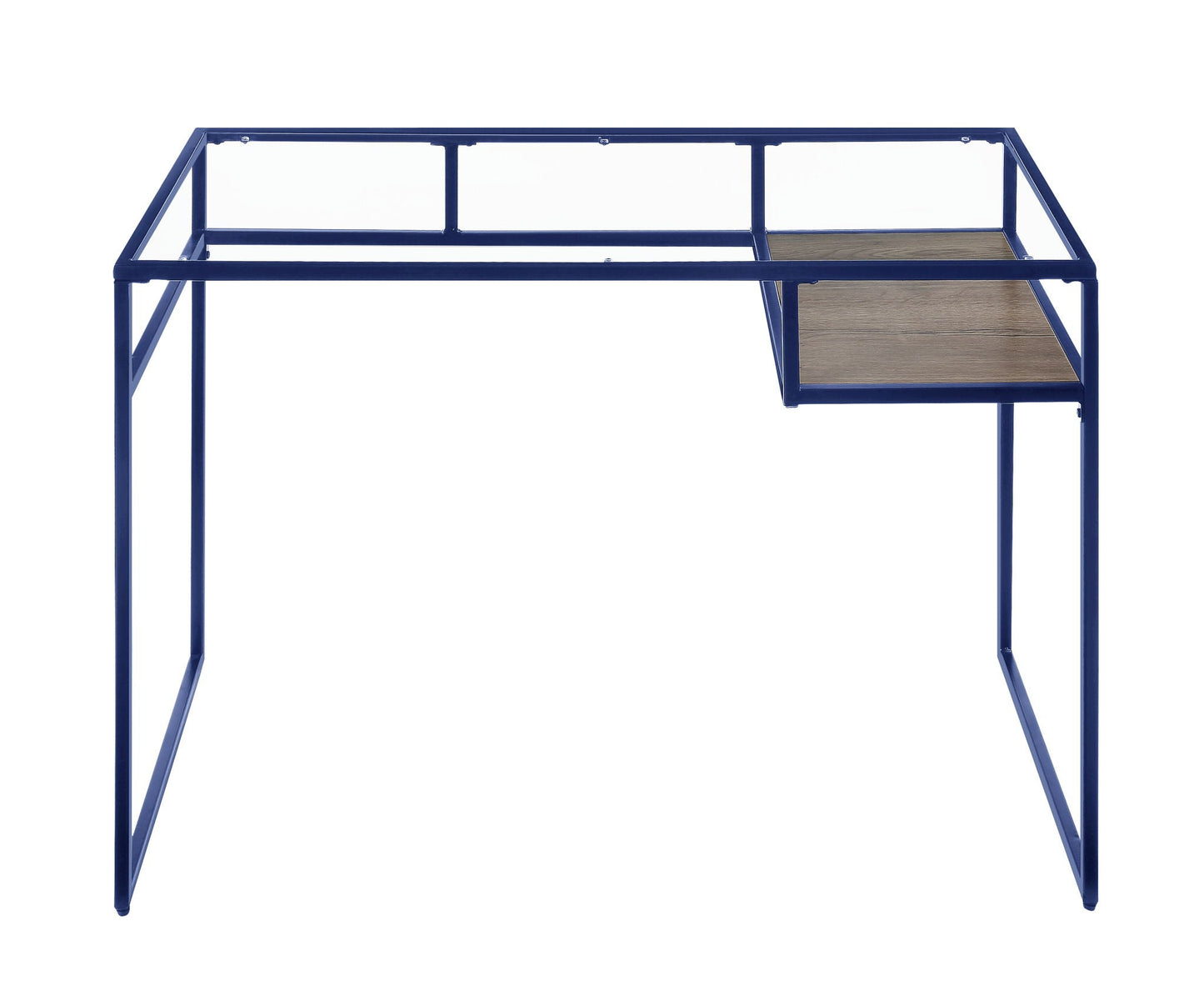 Yasin Glass Top Writing Desk