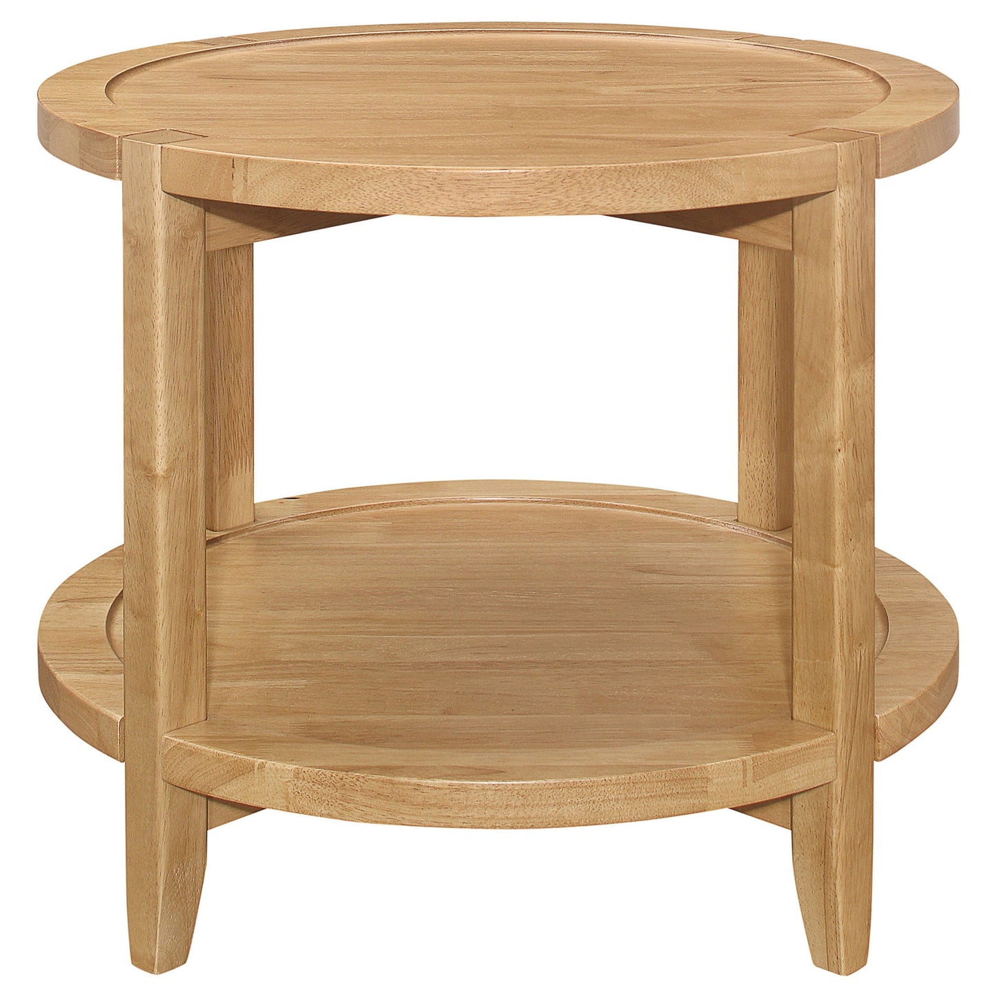 Isbell - Round Table With Storage Shelf