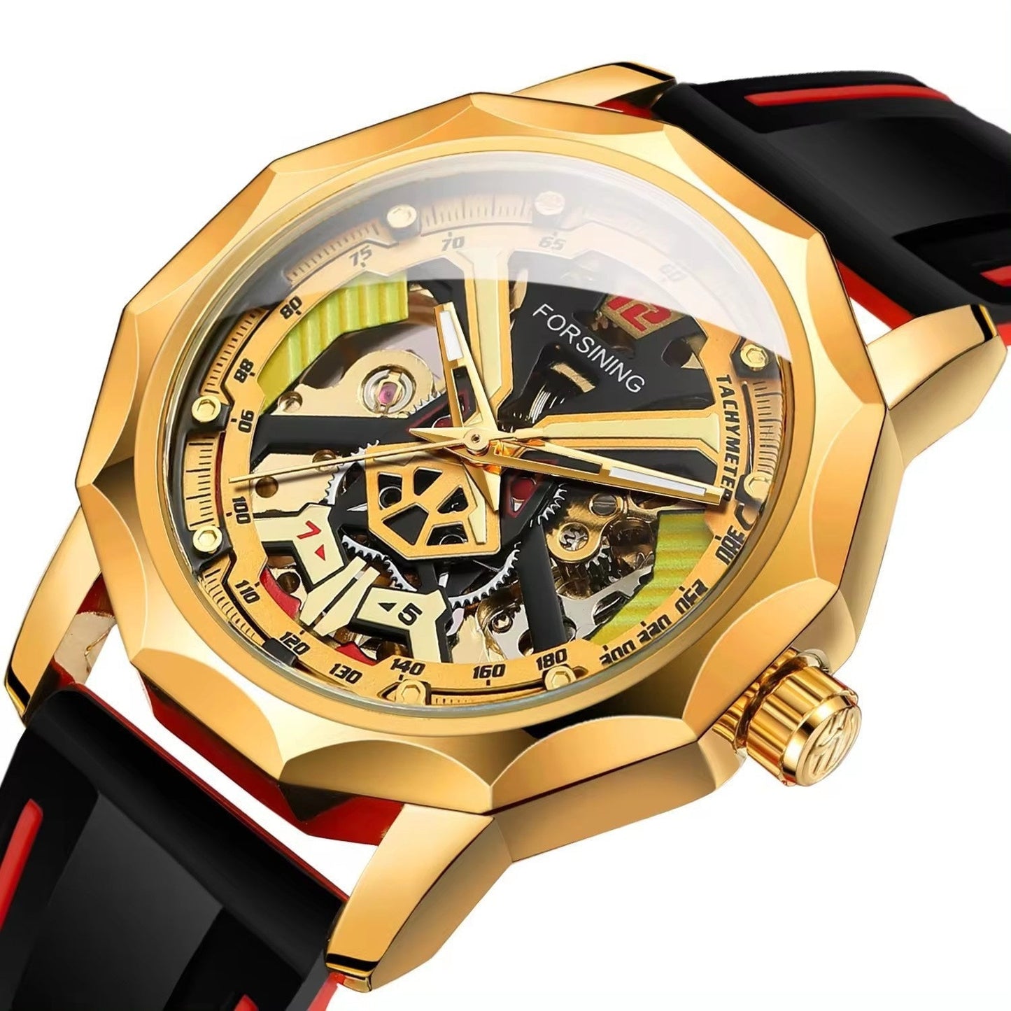 Casual Hollow-out Waterproof Manual Mechanical Watch