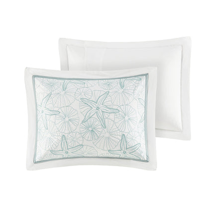 Duvet Cover Mini Set White Full/Queen