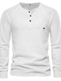 Men's Waffle-Knit Long Sleeve T-Shirt