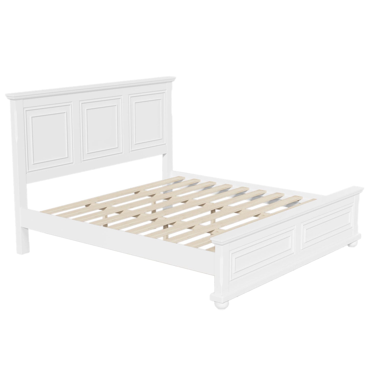 Vintage Tall Headboard Bed