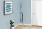 Freestanding Coat Rack with 6 Hooks and Hanging Bar