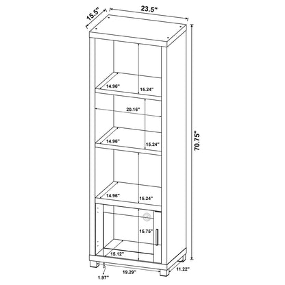 Heron - 3 Piece TV Entertainment Center - Natural