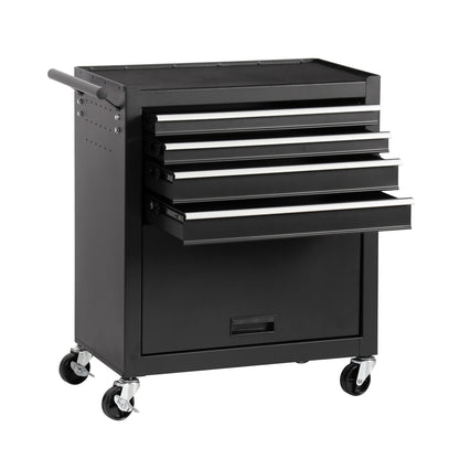 4-Drawer Rolling Tool Chest Cabinet with Wheels