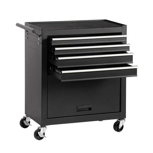 4-Drawer Rolling Tool Chest Cabinet with Wheels