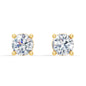 Classic Lab Diamond Stud Earrings (1/4 ct. tw.) – VS+ Clarity - 14k White or Yellow Gold Over Sterling Silver