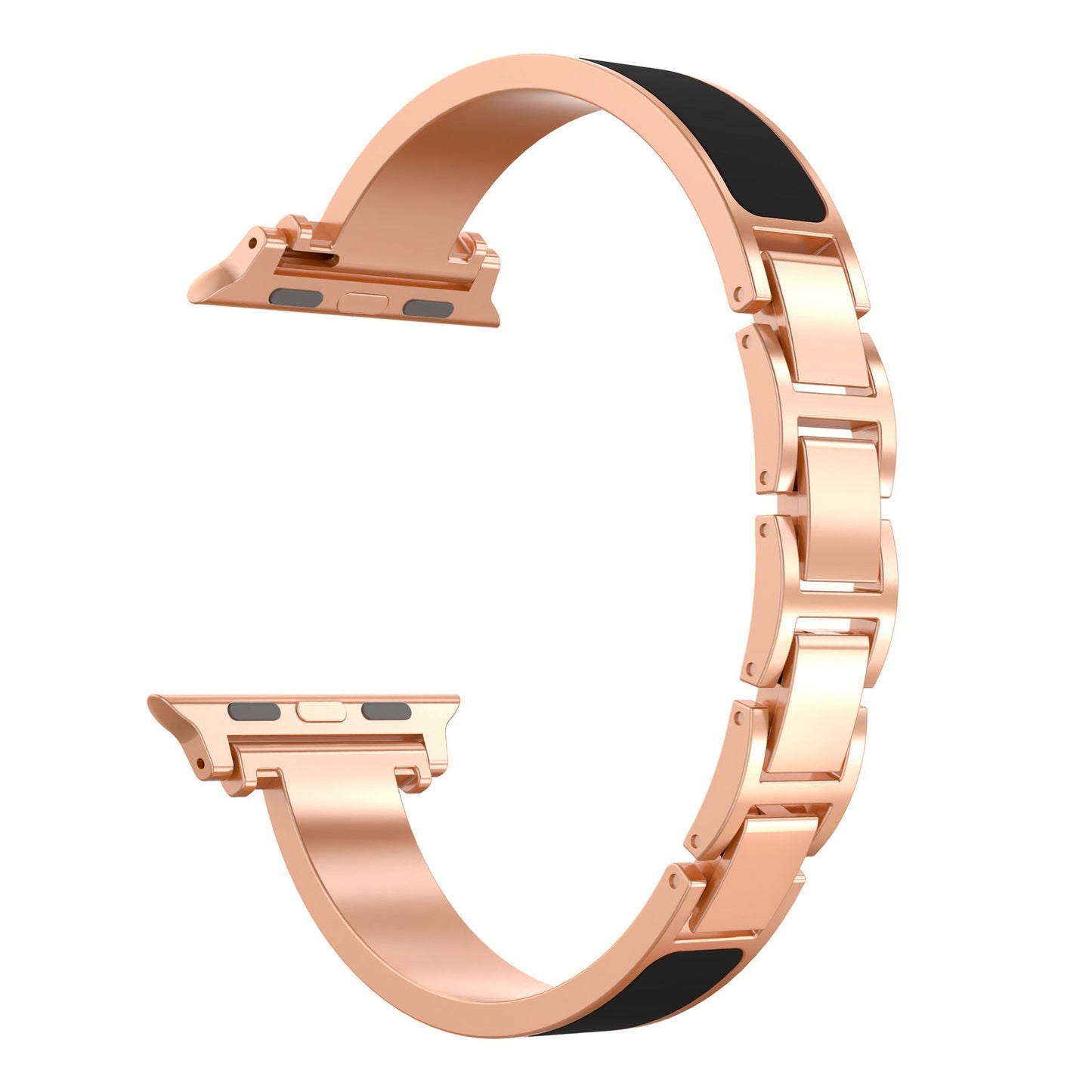 Chanel-style Bracelet-style Metal-link Watch Strap