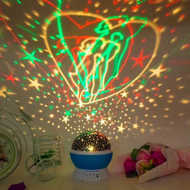 FlipStylez™ Celestial Pearl Multi-Mode Smart Projector | 360° Rotating Starry Sky Projector & Night Light with 6 Projection Films