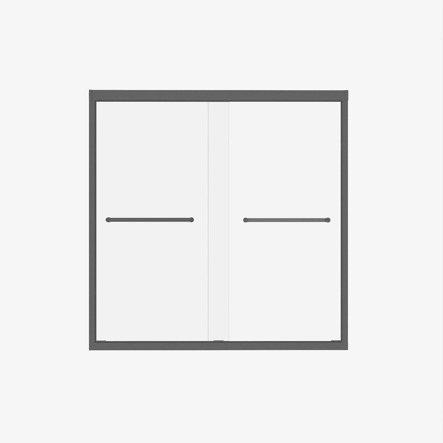 Double Sliding Shower Door With Explosion Proof Film