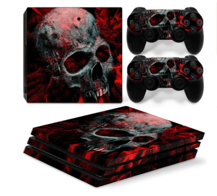 PS4 Pro Anti-Scrape Geometric Pattern Sticker | Durable Protection for Gaming Console