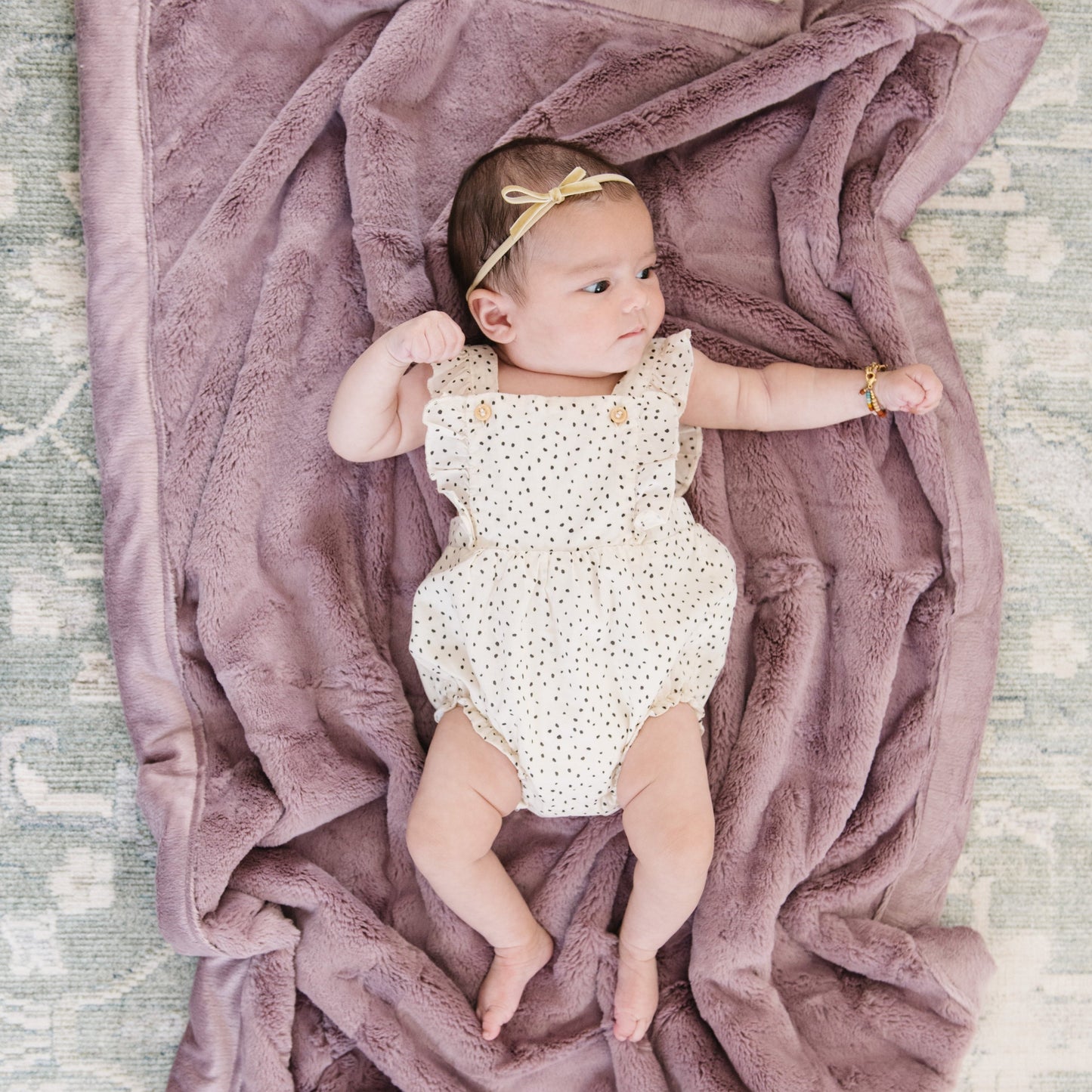 Lush Receiving Blanket 30x40 Inch by Saranoni