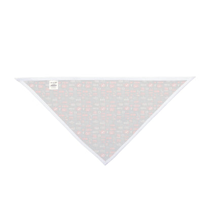 Crimson Cogs and Circuitry Pattern - Pet Bandana Pet Zen
