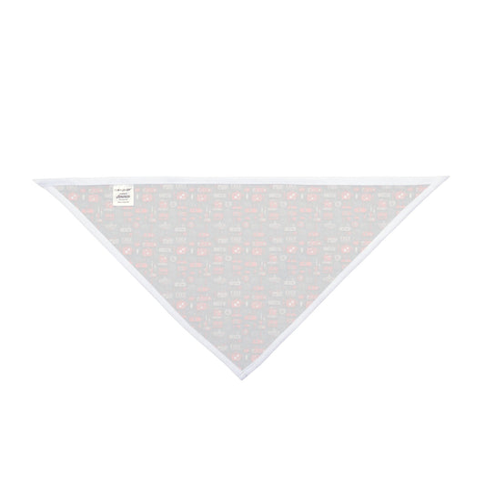 Crimson Cogs and Circuitry Pattern - Pet Bandana Pet Zen