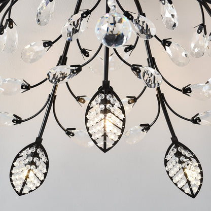 15-Light Chandelier Crystal Ceiling Lamp