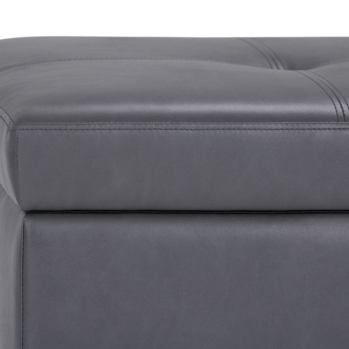 Oregon - Contemporary Storage Ottoman Bench With Tray