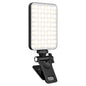 Rechargeable Selfie Light Fill Light 2000mAh Portable Clip On Light with 3 Light Modes 10 Brightness Levels for Phone Laptop Live Stream Make up Photo