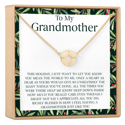 Christmas Gift for Grandmother Necklace, Multiple Styles