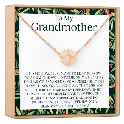 Christmas Gift for Grandmother Necklace, Multiple Styles