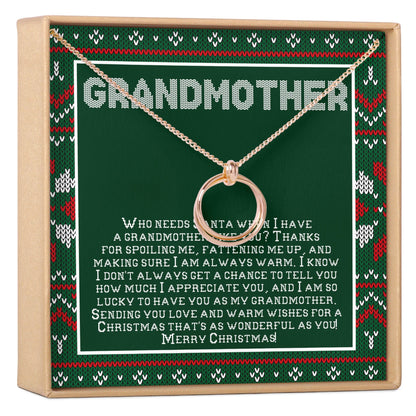 Christmas Gift for Grandmother Necklace, Multiple Styles