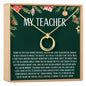 Christmas Gift for Teacher Necklace, Multiple Styles