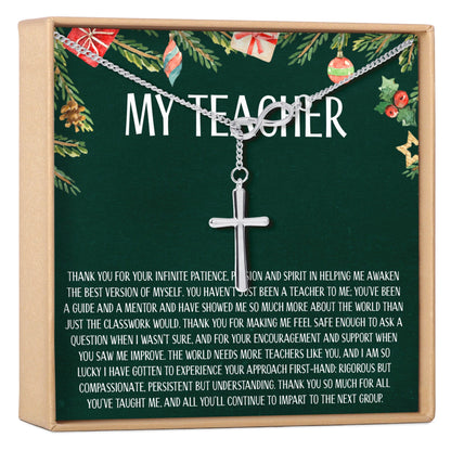 Christmas Gift for Teacher Necklace, Multiple Styles
