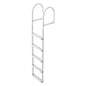 Removable Dock Ladder, 5 Steps, Aluminum Alloy Pontoon Boat Swim Ladder