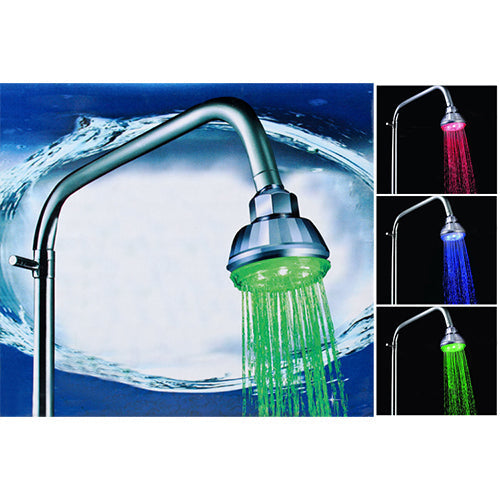 LED Shower Head – 7-Color Water Pressure Powered