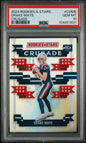 Graded 2024 Panini Rookies & Stars Drake Maye #CDME Crusade Rookie RC Football Card PSA 10 Gem Mint