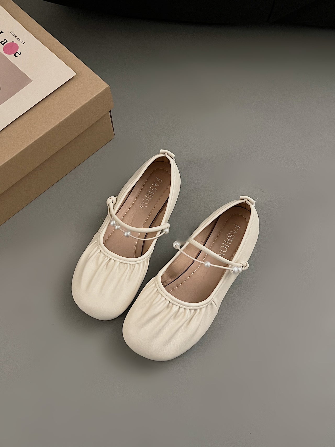 2026 Fall New Silver Mary Jane Loafers, French Gentle Shallow Vamp Flats Women Dress Shoes For Skirts