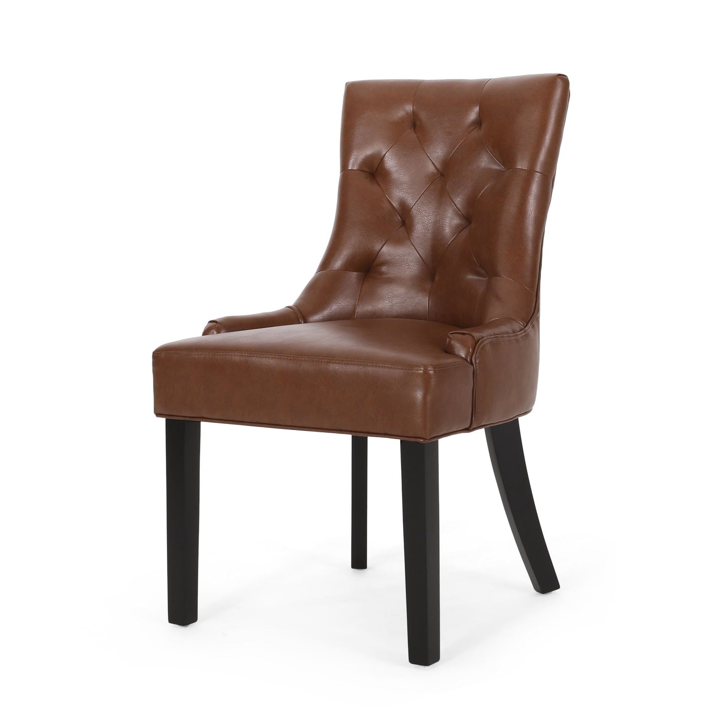 Cheney Contemporary Dining Chair Tufted Upholstery (Set of 2)