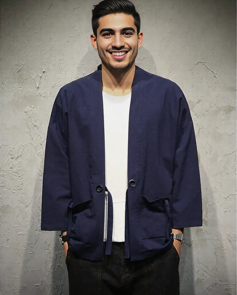 Casual Authentic style clothing cardigan men's jacket