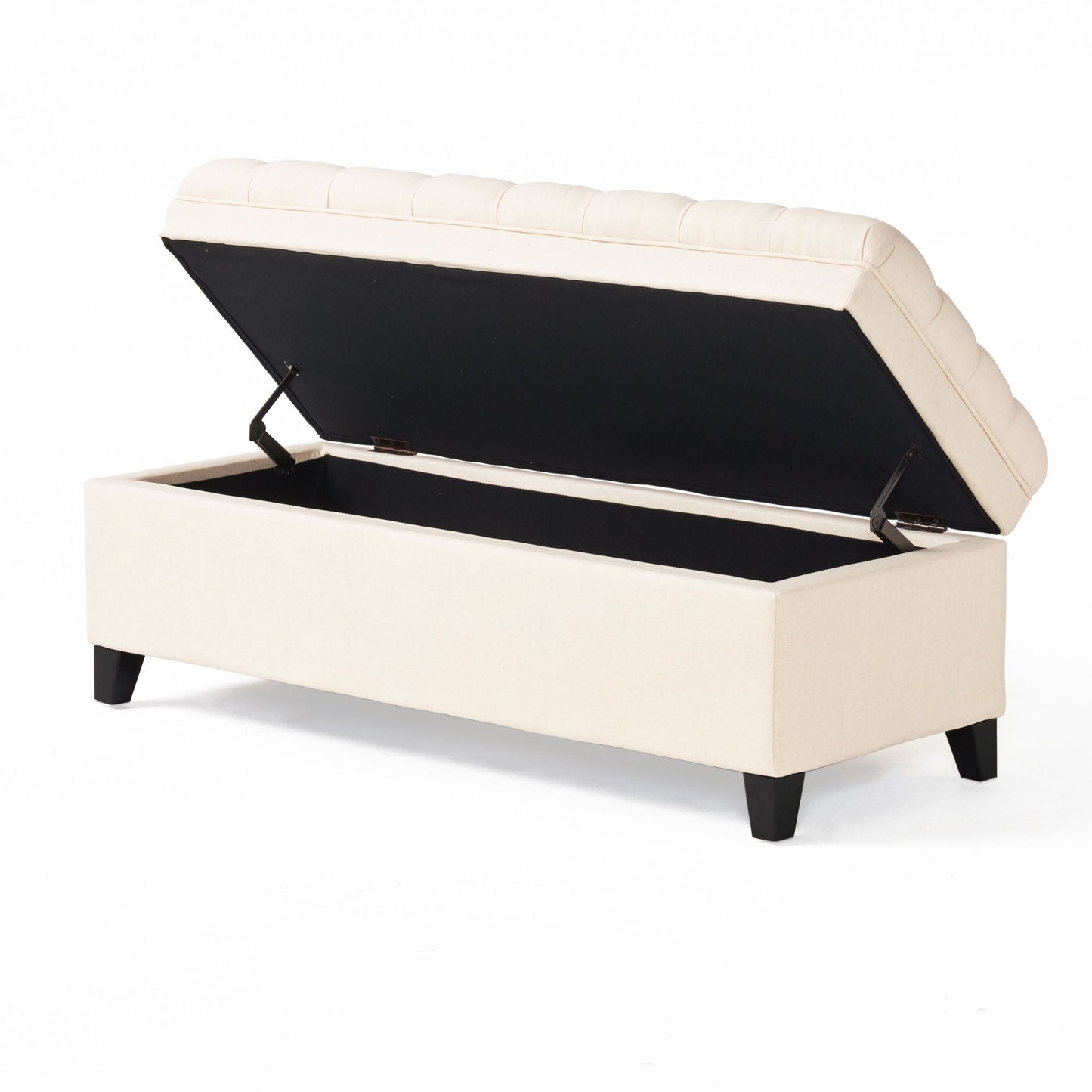 Juliana Storage Ottoman With Birch Legs