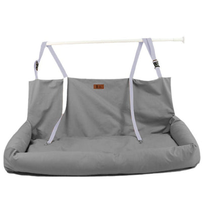 High-end Car Dog Bed Dual-seat Rear Pet Kennel Mat Waterproof Car Safety Seat