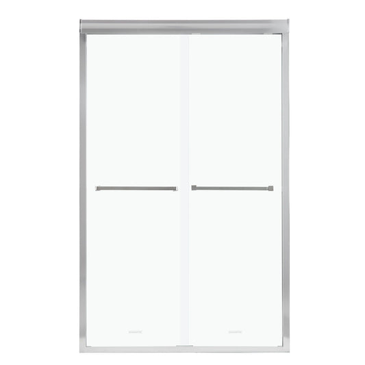 Modern Double Sliding Shower Enclosure, Tempered Glass
