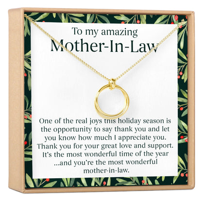 Christmas Gift for Mother in Law Necklace, Multiple Styles