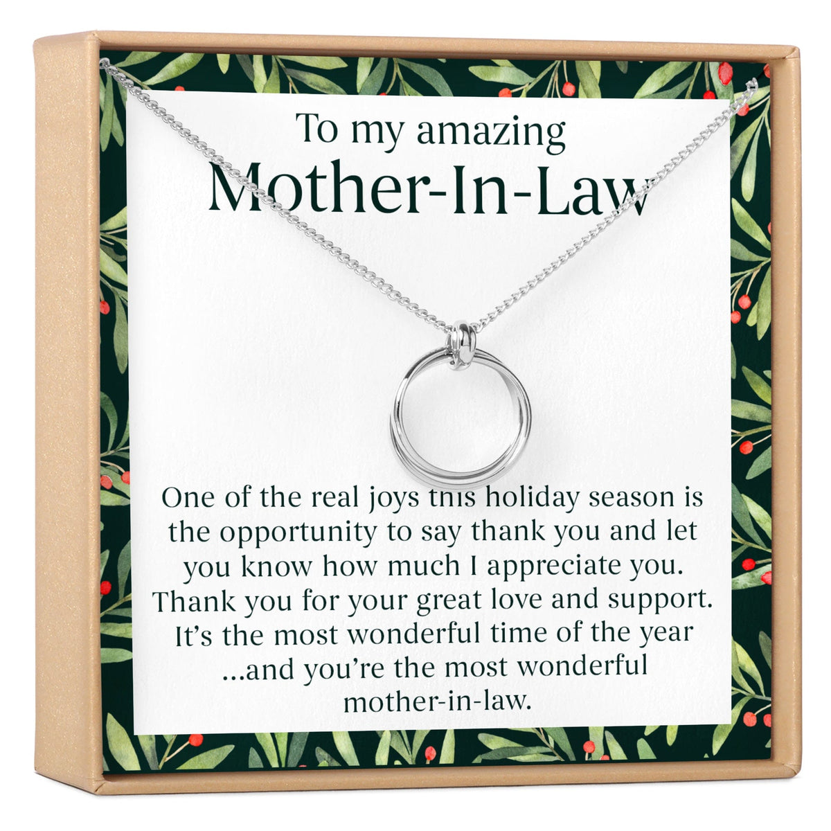 Christmas Gift for Mother in Law Necklace, Multiple Styles