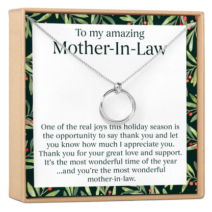 Christmas Gift for Mother in Law Necklace, Multiple Styles
