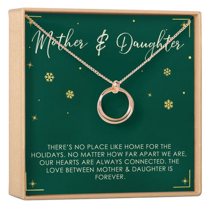 Mother & Daughter Christmas Necklace, Multiple Styles