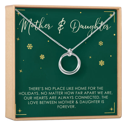 Mother & Daughter Christmas Necklace, Multiple Styles