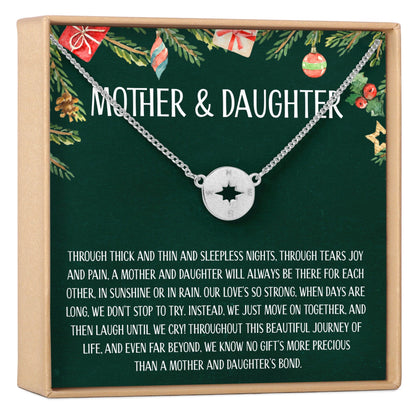 Mother & Daughter Christmas Necklace, Multiple Styles