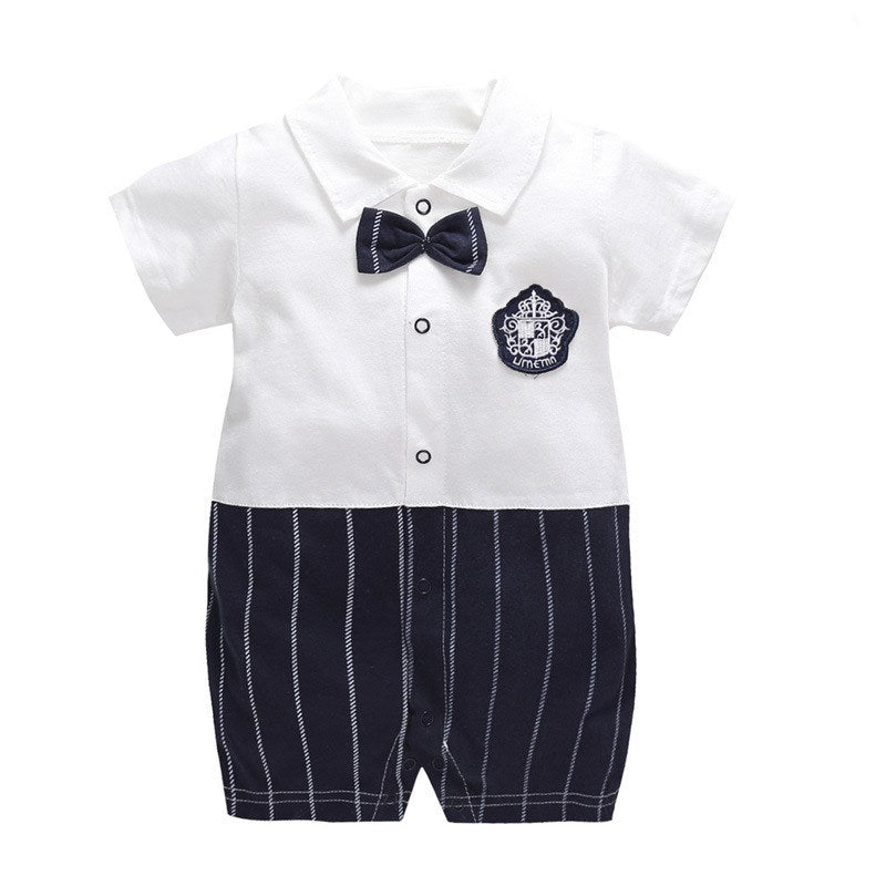 Men's baby onesie gentleman's dress