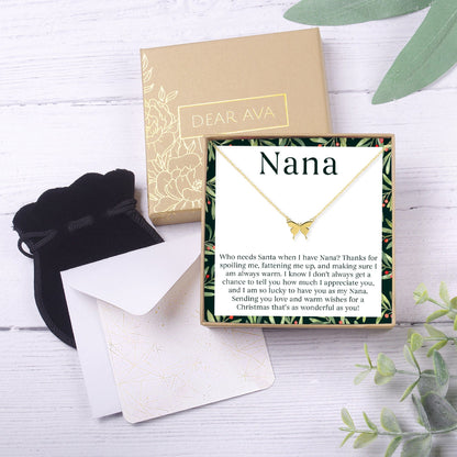Christmas Gift For Nana Necklace, Multiple Styles