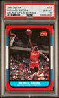 Graded 1996 Fleer Ultra Michael Jordan #U4 Decade Of Excellence Rookie Reprint Basketball Card PSA 10 Gem Mint