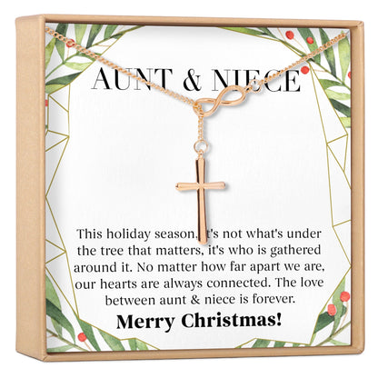 Aunt-Niece Christmas Necklace, Multiple Styles